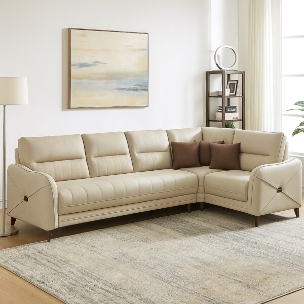 Premium L-Shape Leather Sofa