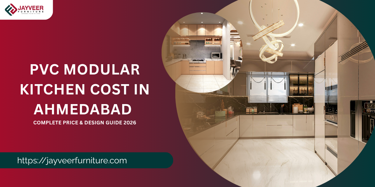 PVC Modular Kitchen Cost in Ahmedabad